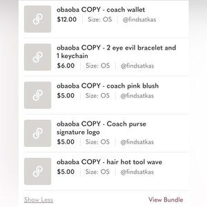 Show Bundle One for Ana